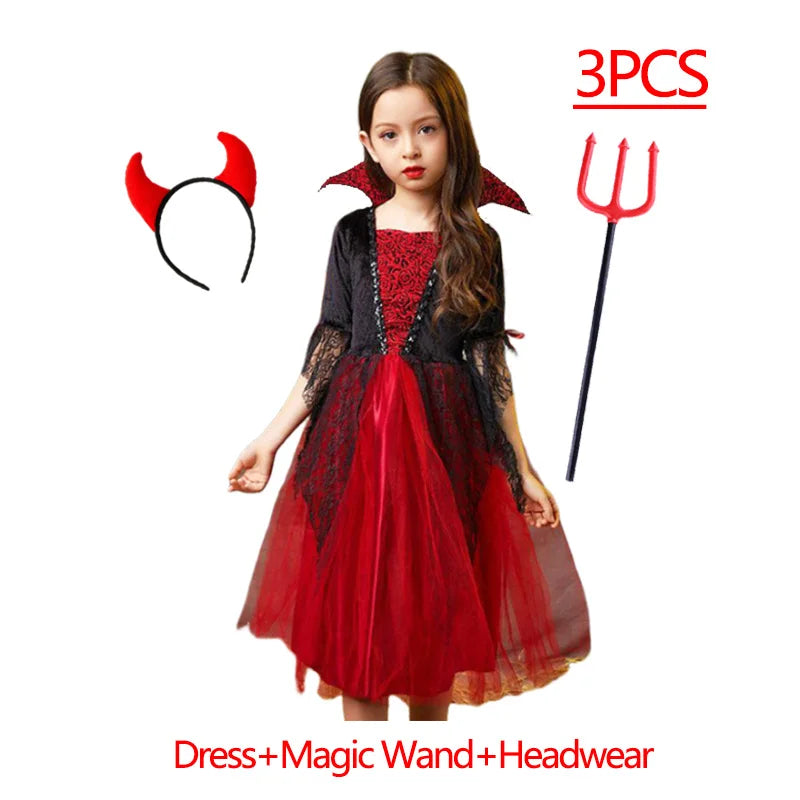 Girls/ Boys Vampire Carnival Outfit Clothes