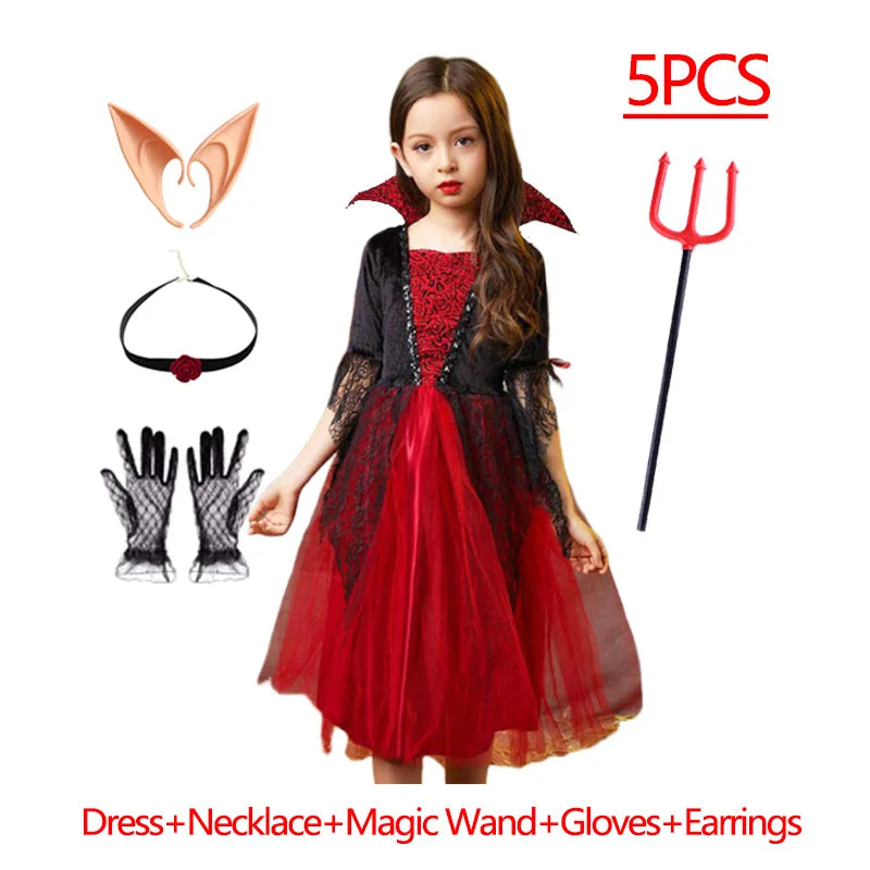 Girls/ Boys Vampire Carnival Outfit Clothes