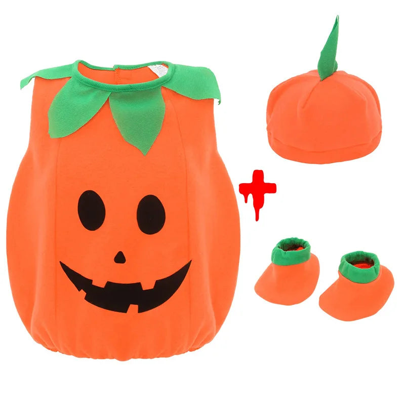 Cute Kids 60s Girls Boys Vintage Vampire Dress Halloween Villain Costume Play Wizard Apparel Kid All Saint's Day Pumpkin Outfit
