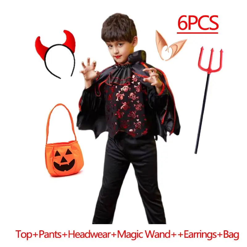 Girls/ Boys Vampire Carnival Outfit Clothes
