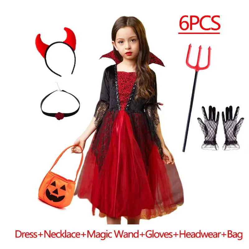 Girls/ Boys Vampire Carnival Outfit Clothes