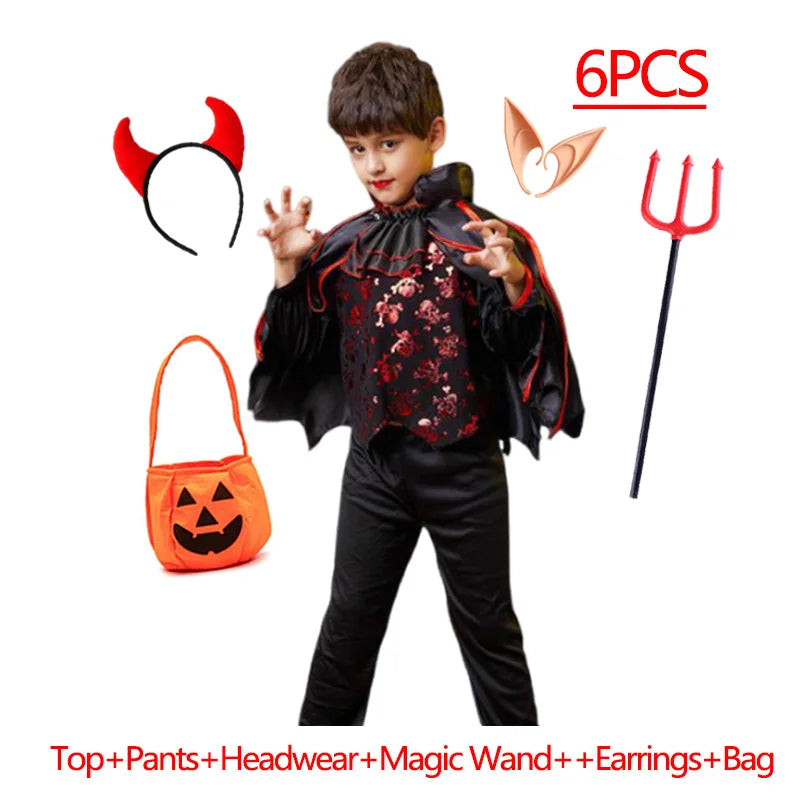 Girls/ Boys Vampire Carnival Outfit Clothes