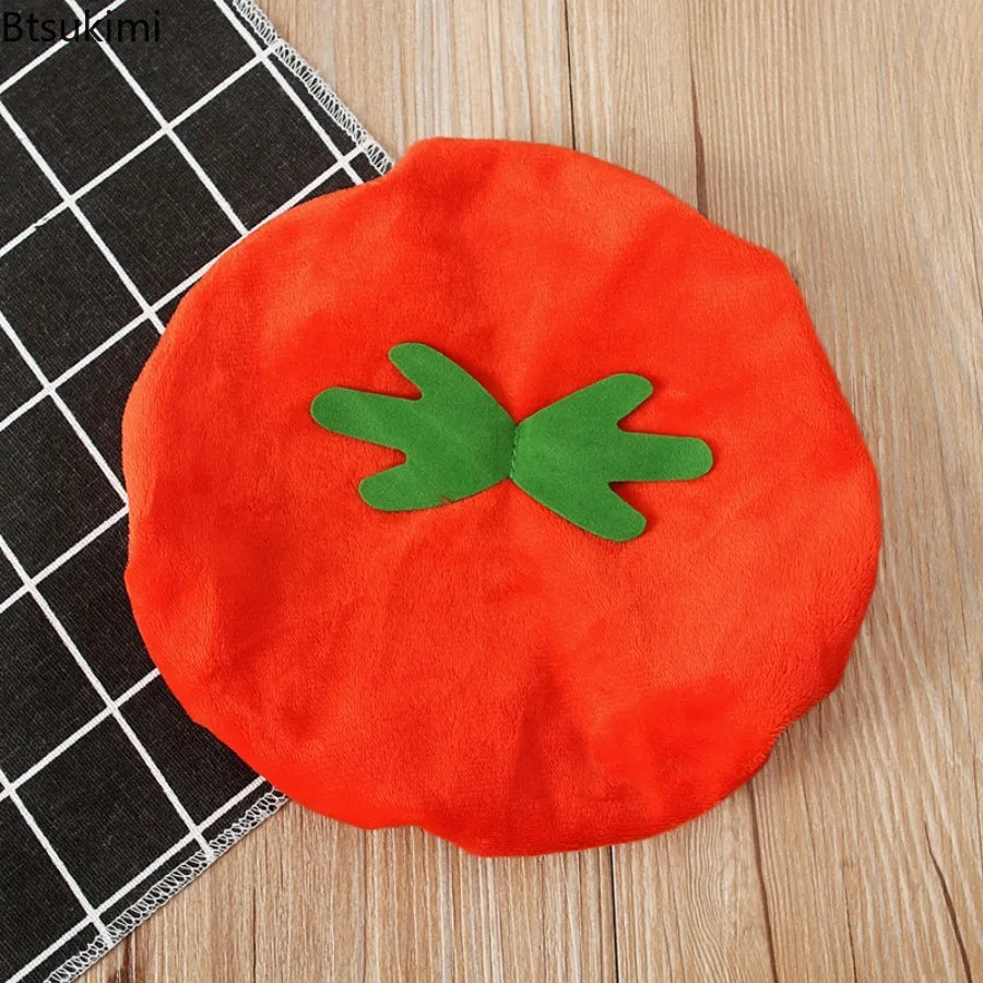 New Boy Sleeveless Set Costume Vest Set Infant Tops Pumpkin Outfits Boy Baby Toddler Hat Girl Halloween Fashion Baby Boy Clothes