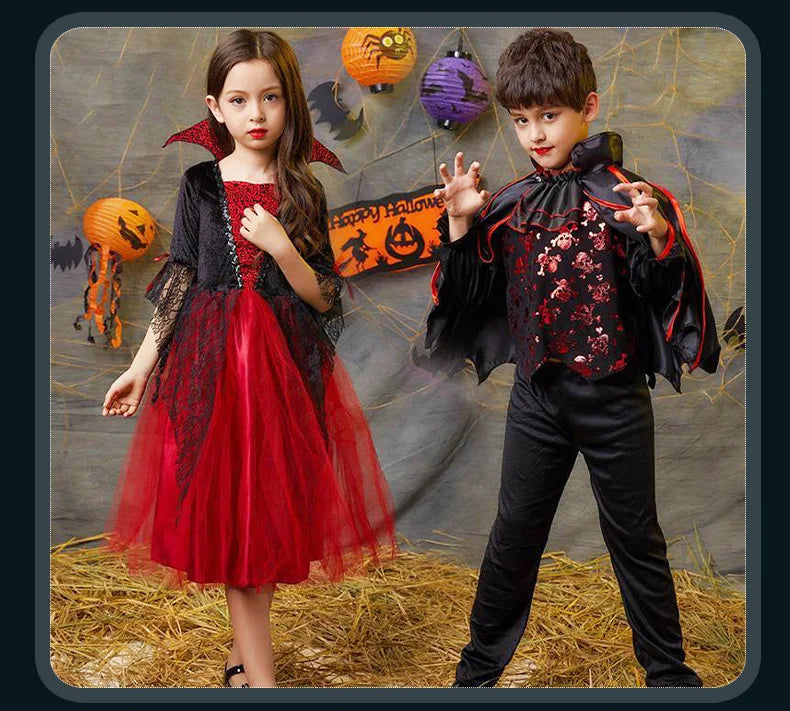 Girls/ Boys Vampire Carnival Outfit Clothes